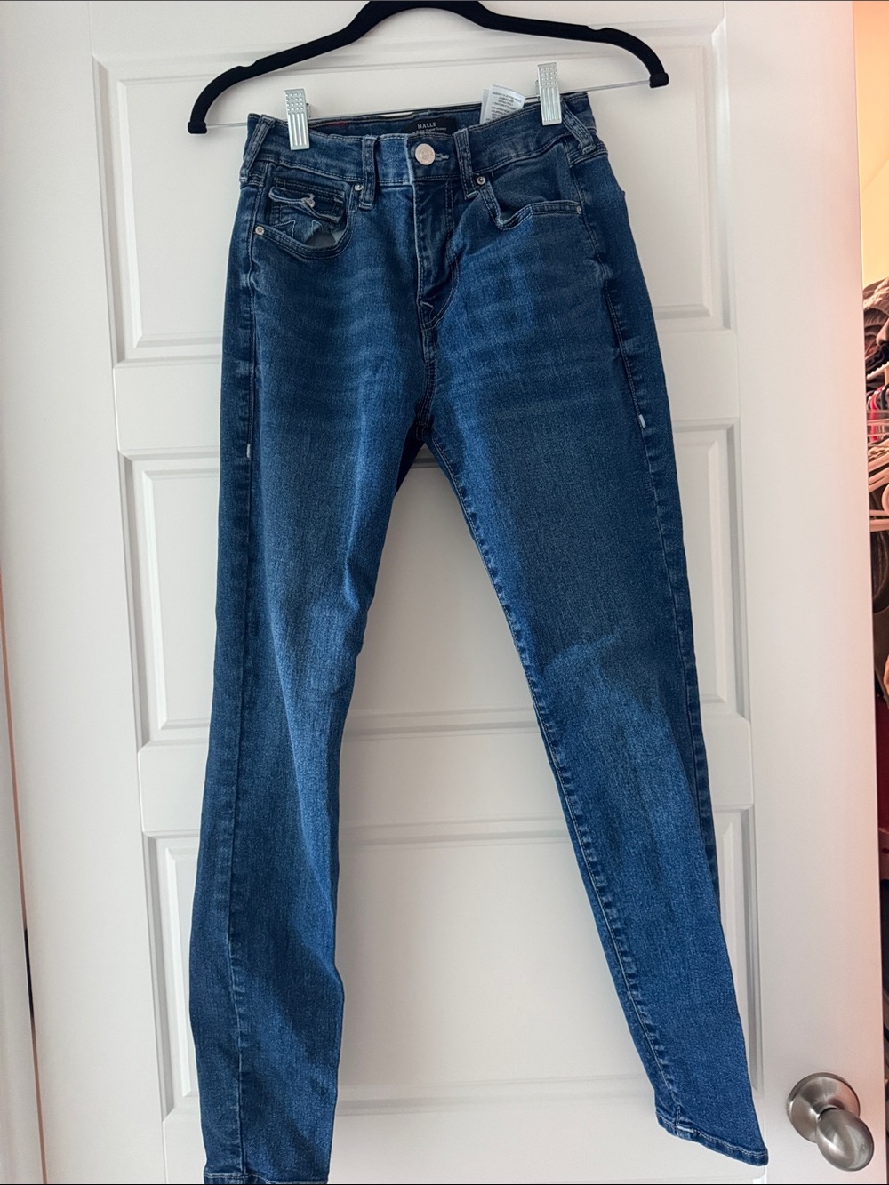True Religion Skinny Jeans in Dark Blue Wash